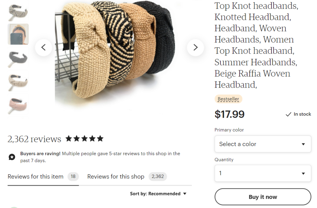Ecommerce mobile category pages
