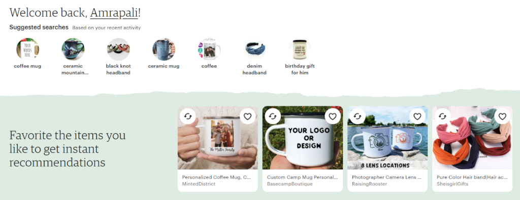 Ecommerce product recommendations