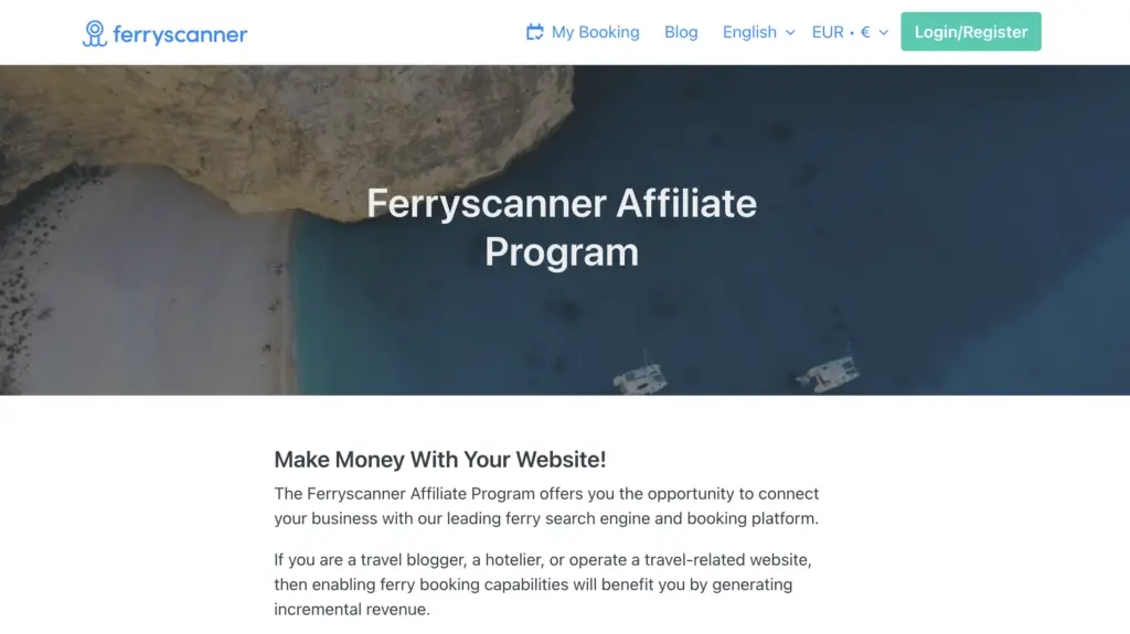 Ferryscanner affiliate program