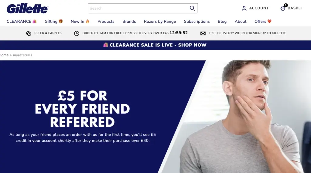 Giletter referral program