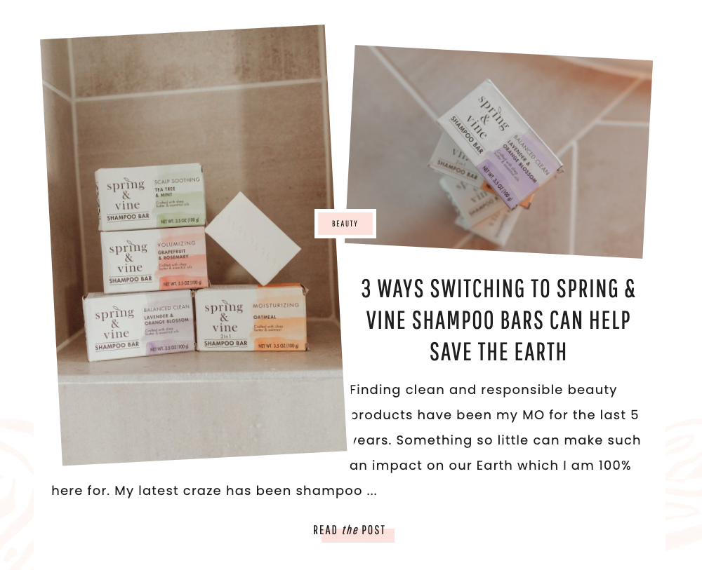 screenshots with phots of shampoo bars
