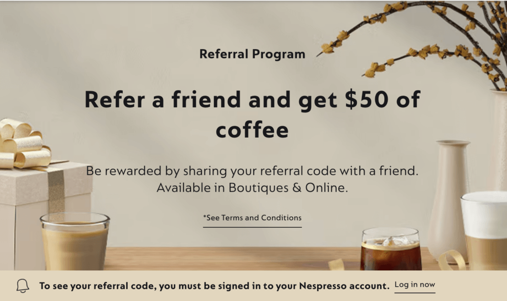 Nespresso: Referral Program