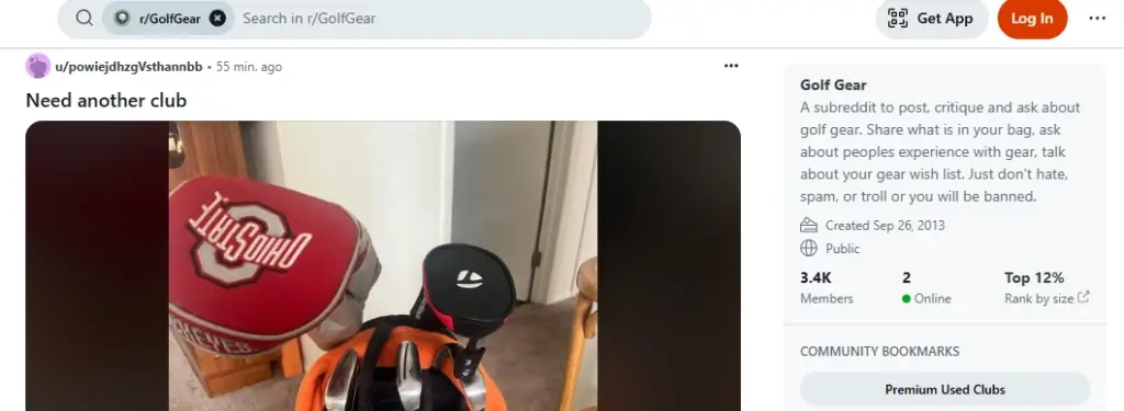 Affiliate Marketing Niches - Golf Community Example