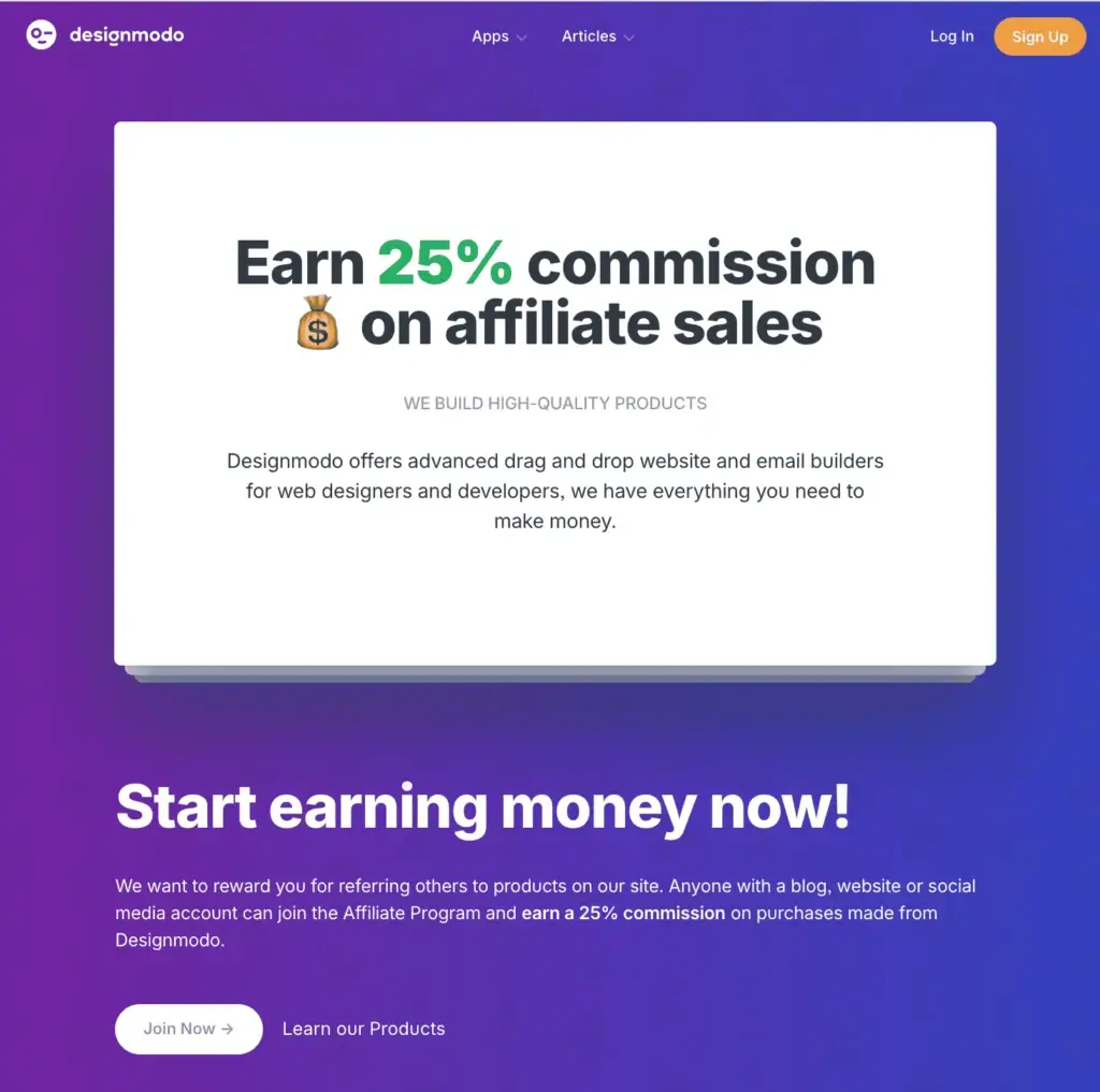 Designmodo Affiliate Program