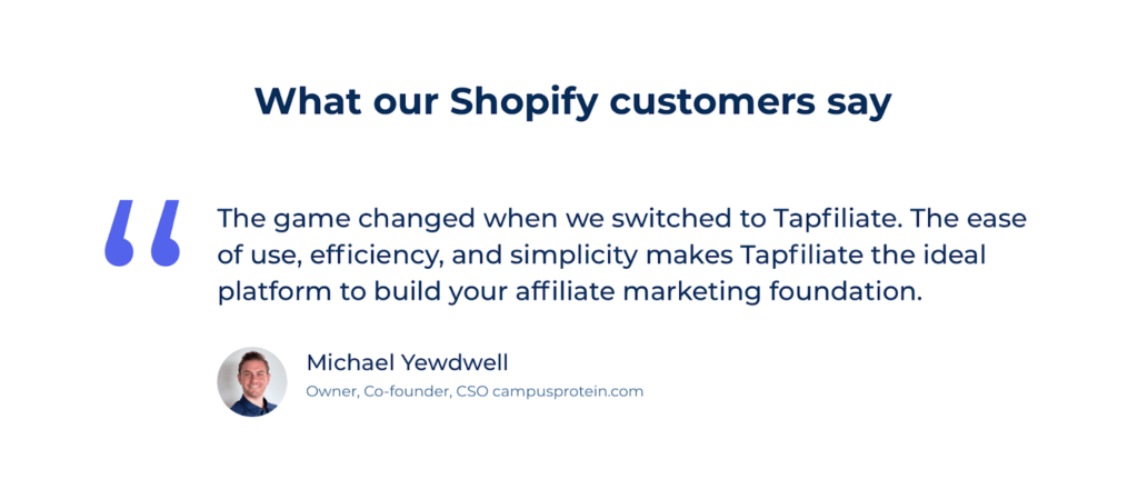 Shopify user review