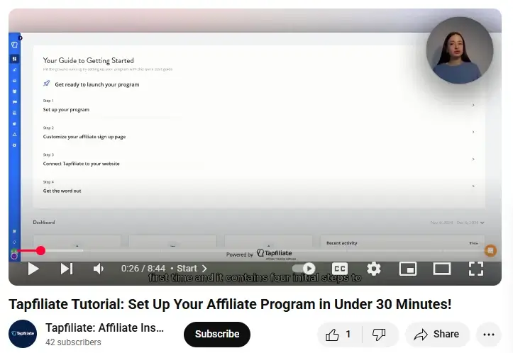 Tapfiiate affiliate program tutorial