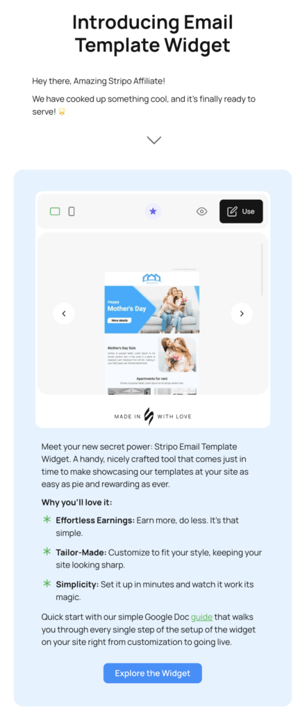 Update Affiliate Email