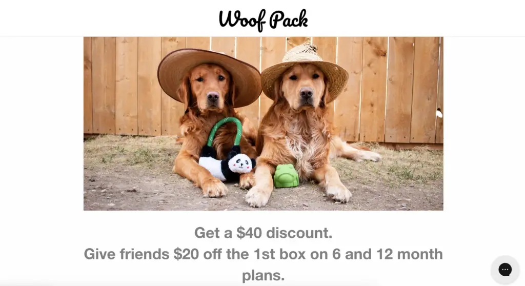 woof pack referral